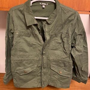 Time and Tru Army Green Jacket